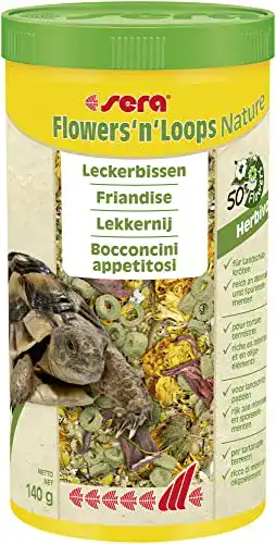 Schildkrötenfutter sera Flowers and Loops Nature 1000 ml
