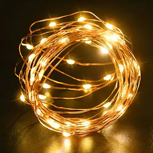 LED Lichterkette cshare mit 30 LEDs, 3 Meter lange Kupfer-Mikrolichterkette