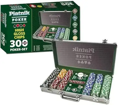 Pokerkoffer Piatnik 7903 Poker Set mit 300 High Gloss Chips