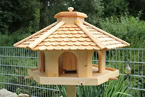 Vogelhaus XXL aus Lärchenholz für Garten und Terrasse