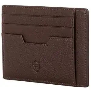 RFID-Blocker Kartenetui aus Nappa-Leder von Heesen