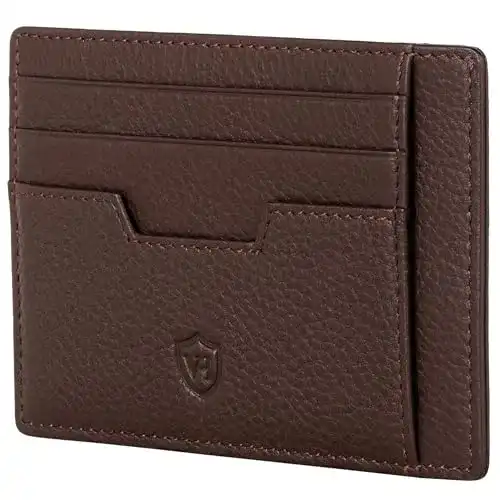 RFID-Blocker Kartenetui aus Nappa-Leder von Heesen