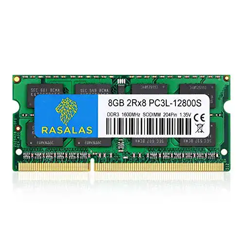 DDR3 RAM 8GB Rasalas 1600MHz PC3-12800 SODIMM für Laptops