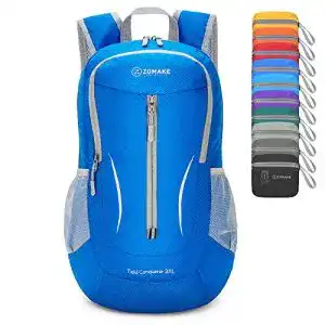 Zomake Ultraleichter Faltbarer Rucksack mit 25 Litern Volumen