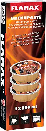 Flamax Sicherheits-Brennpaste im 3er-Set für Brenner