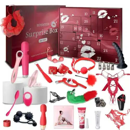 Erotik-Adventskalender Bdsmyee 2025 für Paare mit 24 Sexspielzeugen
