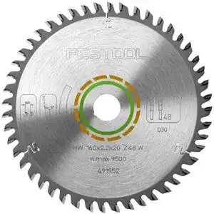 Festool Kreissägeblatt HW 160×2,2×20 W48 für Holzverarbeitung