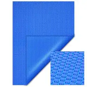 Poolabdeckung Wiltec Solarfolie 4 x 6 m aus PE-Film in Blau