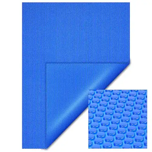 Poolabdeckung Wiltec Solarfolie 4 x 6 m aus PE-Film in Blau