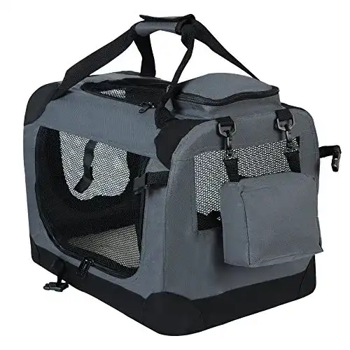 Faltbare Hundebox EUGAD 91x64x64 cm für große Hunde