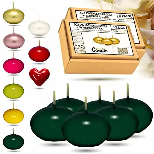 Schwimmkerzen Candle Harmony 6 Stück Ø 40 mm