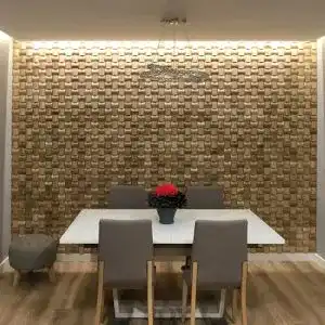 Wandpaneele Wooden Wall Design aus Eiche für Wandverkleidung