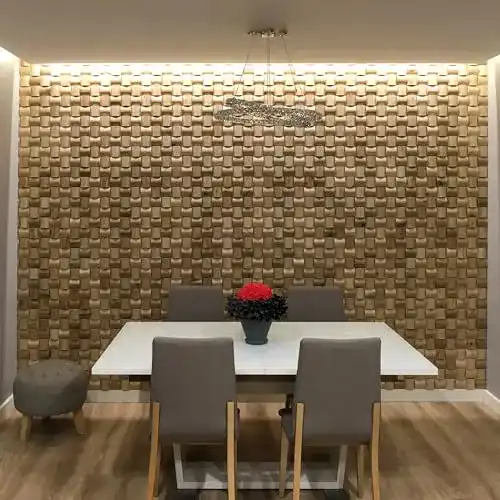 Wandpaneele Wooden Wall Design aus Eiche für Wandverkleidung