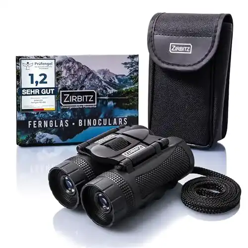 Fernglas 8×25 ZIRBITZ HD – Kompaktes und leichtes Modell für Outdoor-Aktivitäten