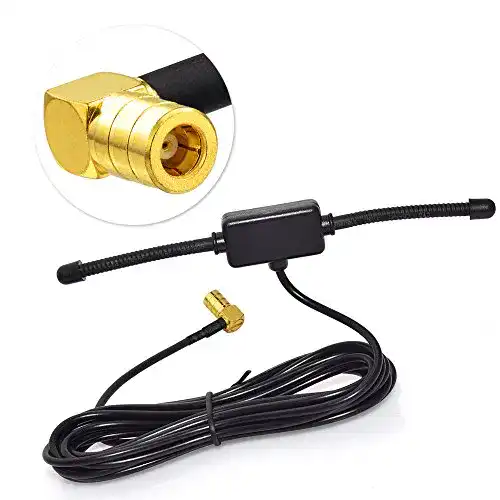 Scheibenantenne Eightwood DAB+ Antenne mit SMB Adapter für DAB