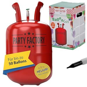 Heliumflasche Cepewa für das Befüllen von 50 Ballons