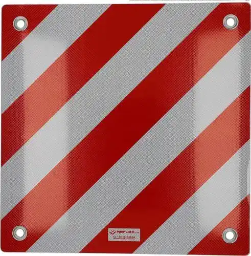 Warntafel Italien Cartrend 10615 Aluminium Warnschild 50 x 50 cm