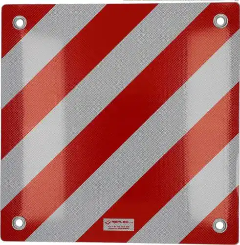 Warntafel Italien Cartrend 10615 Aluminium Warnschild 50 x 50 cm
