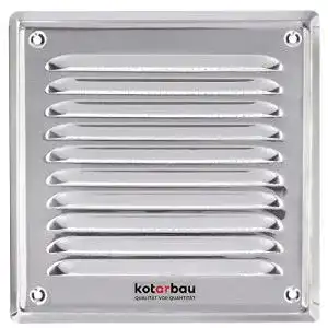 Lüftungsgitter Kotarbau – Quadratisch – 165 x 165 mm mit Insektenschutz