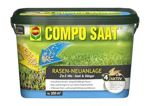 Compo Saat Rasen-Neuanlage-Mix für effektives Rasenwachstum