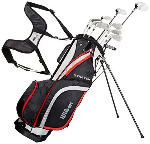 Wilson Golfset für Anfänger mit 10 Golfschlägern und Carrybag