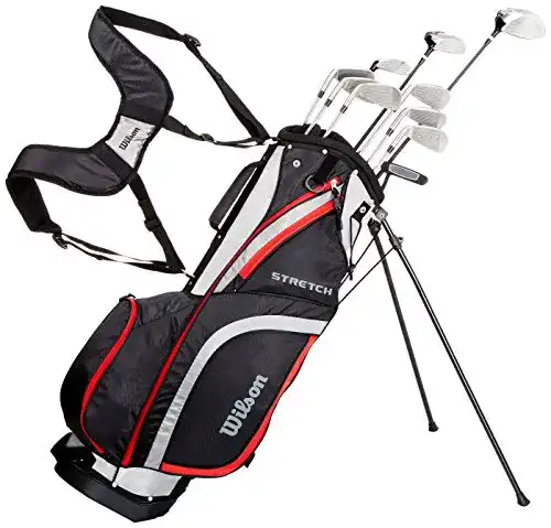 Wilson Golfset für Anfänger mit 10 Golfschlägern und Carrybag