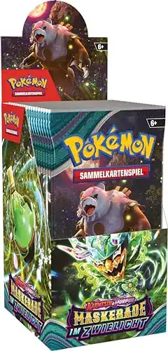 Pokémon Sammelkartenspiel Boosterpack Display Box Karmesin & Purpur