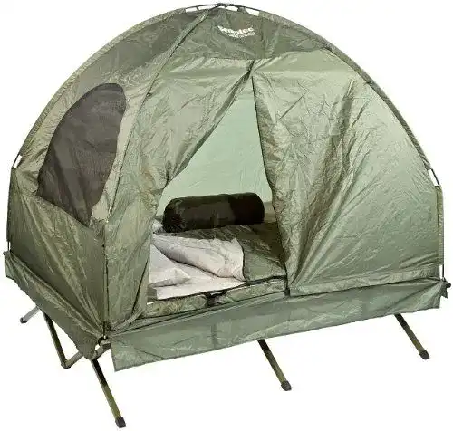 Feldbett mit Zelt von Semptec Urban Survival Technology