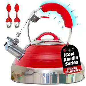 Wasserkessel Pykal Pfeifender Retro 2,6 L Vintage Teekessel