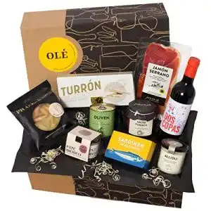 Geschenkbox Olé mit spanischen Delikatessen von jamon.de