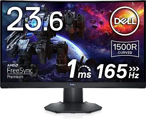 Dell Gaming Monitor S2422HG, 24 Zoll Curved-Monitor mit 165Hz