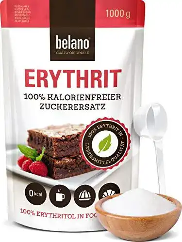 Erythrit Belano 100% reiner Zuckerersatz 1kg