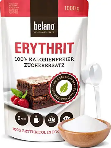 Erythrit Belano 100% reiner Zuckerersatz 1kg
