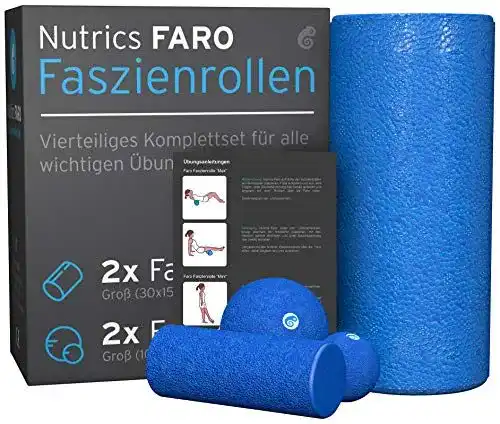 Faszienrollen-Set Nutrics FaRo 4-teiliges Komplettset