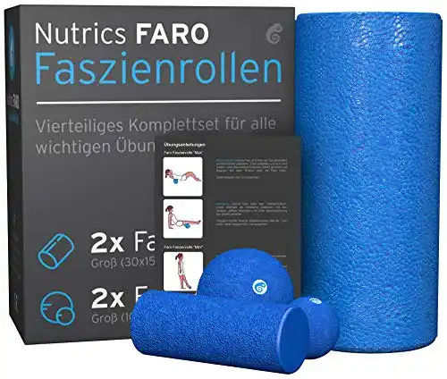 Faszienrollen-Set Nutrics FaRo 4-teiliges Komplettset