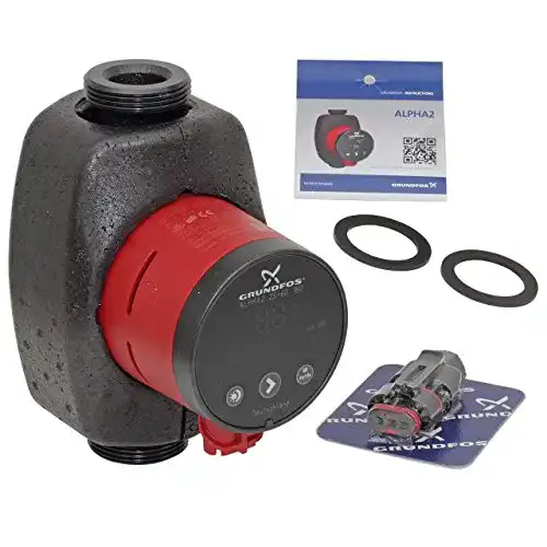 Heizungspumpe Grundfos Alpha2 25-60 PN 10 G für effiziente Wasserzirkulation