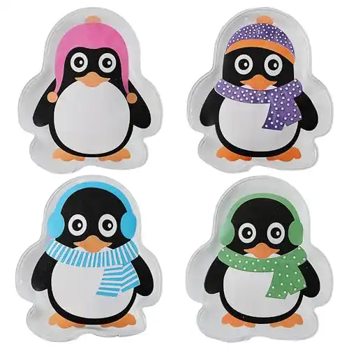 Taschenwärmer Cepewa 4er Set im Pinguin-Design für kalte Tage