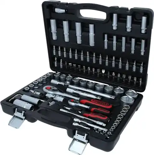 KS Tools Ratschenkasten 911.0694 1/4″ und 1/2″ Steckschlüssel-Satz