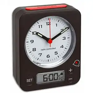 Funkwecker TFA Dostmann Combo 60.1511.01.05 mit analoger und digitaler Anzeige