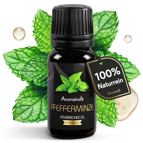 Pfefferminzöl Aromaholik BIO 100% naturrein Ätherisches Öl für Diffuser