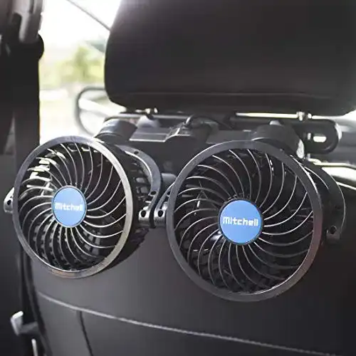 Auto-Ventilator CATPOWER Elektro für den Rücksitz