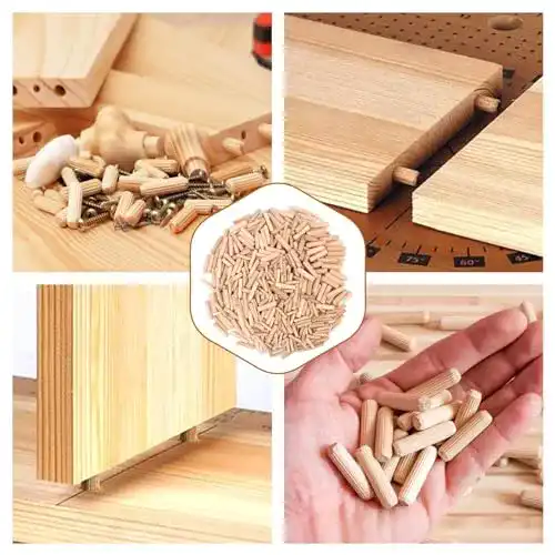 Holzdübel Woowair 500 Stück – M6, M8, M10 aus Holz