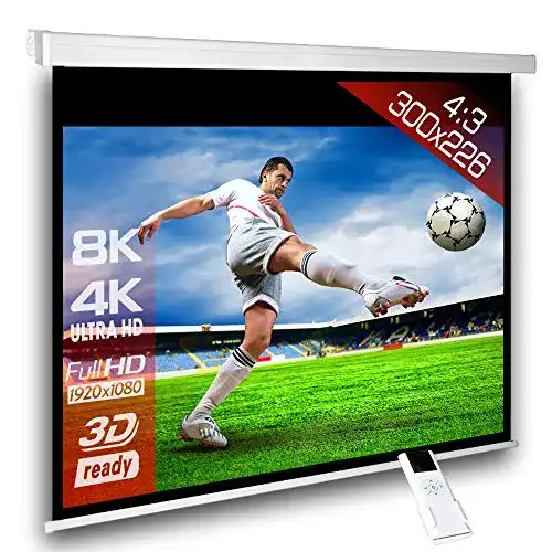 Alphavision SlenderLine Motorleinwand 300 x 226 cm für Beamer