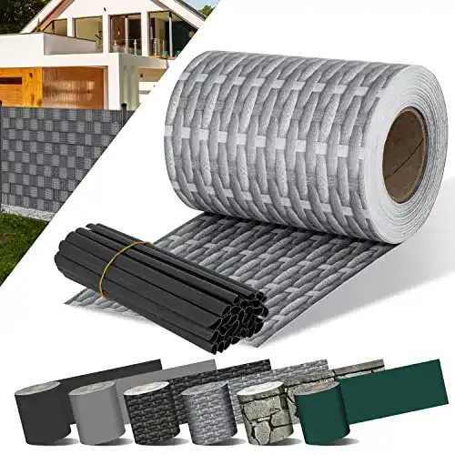 PVC Sichtschutzstreifen von Kesser für Garten und Zaun