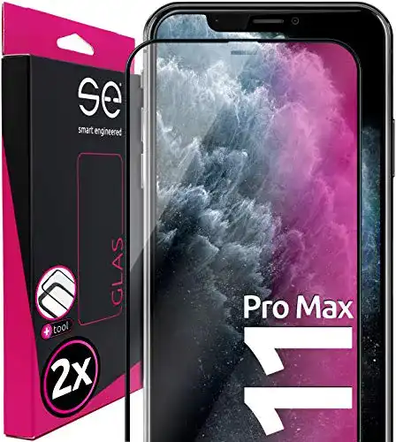 Panzerglas für iPhone 11 Pro Max – 2 x se Schutzglas