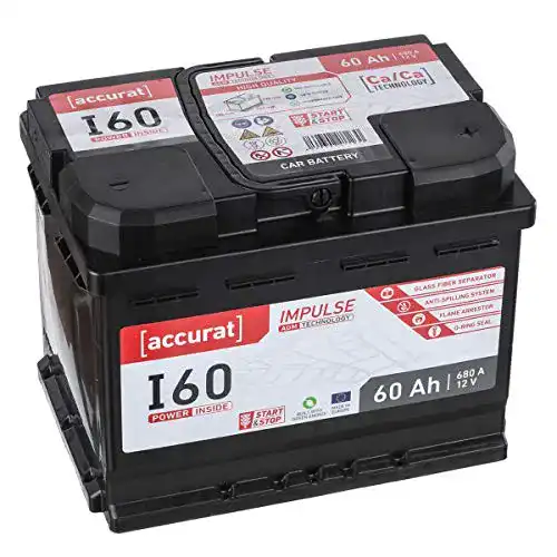 AGM-Batterie 70 Ah Accurat Impuls I60 12V für Autos
