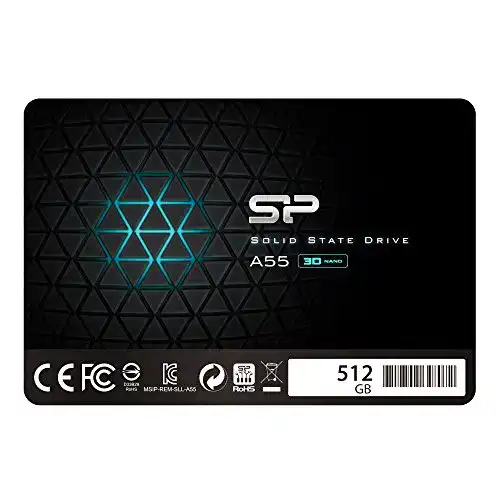 SSD 512GB Silicon Power A55 3D NAND SLC Interne Festplatte