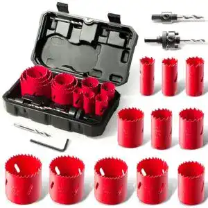 Lochsägen-Set HYCHIKA Bi-Metall 17-teilig für präzises Bohren
