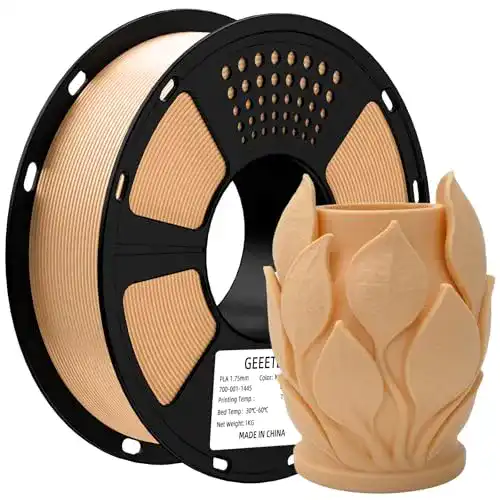 Geeetech Matte PLA Filament für 3D-Drucker, 1 kg, Hautfarbe