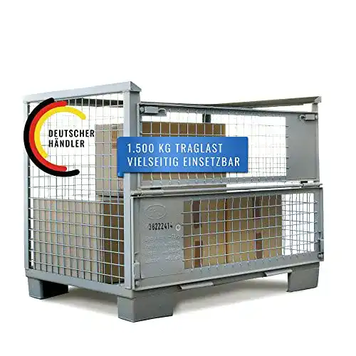 Gitterbox Estrao Euro I für Industrie, Garten und Brennholz